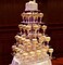 5 Tiers Clear Premium Square Crystal Cupcake Stand